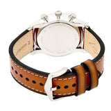 Fossil Goodwin Chronograph Blue Dial Brown Leather Strap Watch for Men - FS5414 Authentic Buy Shop Now