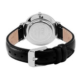 Daniel Wellington Petite Sheffield Black Dial Black Leather Strap Watch For Women - DW00100180 Authentic Buy Shop Now