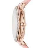 Fossil Jacqueline White Dial Pink Leather Strap Watch for Women - ES4303 Authentic Buy Shop Now