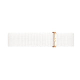 Daniel Wellington Classic Petite Dover Black Dial White NATO Strap Watch For Women - DW001000314 Authentic Buy Shop Now