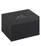 Armani Exchange Hampton Black Dial Black Steel Strap Watch For Men - AX7101