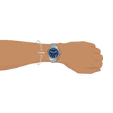 Fossil Bowman Chronograph Blue Dial Silver Steel Strap Watch for Men - FS5604 Authentic Buy Shop Now