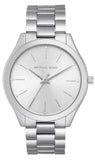 Michael Kors Slim Runway Silver Dial Silver Steel Strap Watch For Women - MK4502 Authentic Buy Shop Now