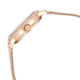 Guess Chelsea Mother of Pearl White Dial Rose Gold Mesh Strap Watch For Women - W0647L2 Authentic Buy Shop Now