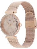 Tommy Hilfiger Lynn Quartz Rose Gold Dial Rose Gold Mesh Bracelet Watch For Women - 1781865 Authentic Buy Shop Now