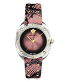 Versace Shadov Pink Dial Pink Leather Strap Watch for Women - VEBM00818 Authentic Buy Shop Now