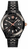 Versace Hellenyium Analog Black Dial Black Steel Strap Watch For Men - VEVK00320 Authentic Buy Shop Now