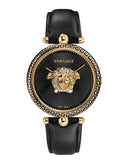 Versace Palazzo Empire Black Dial Black Leather Strap Watch for Women - VCO020017 Authentic Buy Shop Now