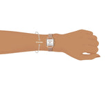 Armani Exchange Lola Quartz Silver Dial Rose Gold Mesh Strap Watch For Women - AX5802 Authentic Buy Shop Now
