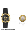 Guess Eclipse Multi Function Black Dial Black Rubber Strap Watch for Women - GW0315L1 Authentic Buy Shop Now