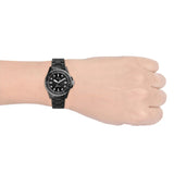 Fossil FB-01 Three-Hand Black Dial Black Ceramic Strap Watch for Women - CE1108 Authentic Buy Shop Now