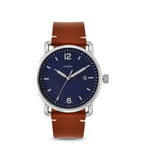 Fossil Commuter Blue Dial Blue Leather Strap Watch for Men - FS5325 Authentic Buy Shop Now