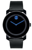 Movado Bold TR90 Black Dial Black Leather Strap Watch For Men - 3600307 Authentic Buy Shop Now