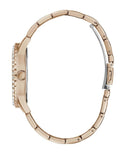 Guess Glitter Diamonds Pink Dial Rose Gold Steel Strap Watch for Women - GW0405L3 Authentic Buy Shop Now