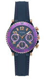 Guess Cosmic Multifunction Blue Dial Blue Silicone Strap Watch For Women - GW0466L2 Authentic Buy Shop Now