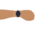 Armani Exchange Outerbanks Chronograph Blue Dial Blue Silicone Strap Watch For Men - AX7128 Authentic Buy Shop Now