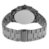 Michael Kors Slim Runway Chronograph Blue Dial Grey Steel Strap Watch For Men - MK8987 Authentic Buy Shop Now