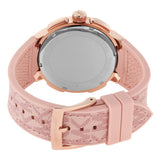 Michael Kors Sidney Multifunction White Dial Pink Silicone Strap Watch For Women - MK7222 Authentic Buy Shop Now