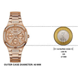Guess Duchees Quartz Rose Gold Dial Rose Gold Steel Strap Watch For Women - GW0558L3 Authentic Buy Shop Now