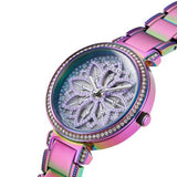 Guess Lily Analog Purple Dial Purple Steel Strap Watch For Women - GW0528L4 Authentic Buy Shop Now