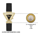 Guess Fame Quartz Black Dial Black Leather Strap Watch For Women - GW0504L5 Authentic Buy Shop Now