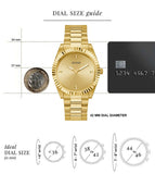 Guess Connoisseur Analog Gold Dial Gold Steel Strap Watch For Men - GW0542G2 Authentic Buy Shop Now