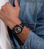 Guess Headliner Multifunction Black Dial Black Steel Strap Watch For Men - GW0572G3 Authentic Buy Shop Now