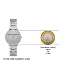 Guess Trend Diamonds Silver Dial Silver Steel Strap Watch for Women - GW0512L1 Authentic Buy Shop Now