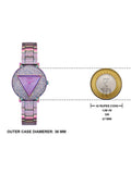 Guess Trend Diamonds Purple Dial Purple Steel Strap Watch for Women - GW0512L4 Authentic Buy Shop Now