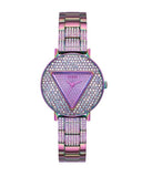 Guess Trend Diamonds Purple Dial Purple Steel Strap Watch for Women - GW0512L4 Authentic Buy Shop Now