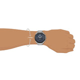 Hugo Boss Cloud Chronograph Blue Dial Silver Steel Strap Watch For Men - 1514015 Authentic Buy Shop Now