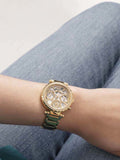 Guess Solstice Diamonds Gold Dial Gold Steel Strap Watch for Women - GW0403L2 Authentic Buy Shop Now