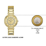 Guess Montage Quartz Gold Dial Gold Steel Strap Watch For Women - GW0588L1 Authentic Buy Shop Now