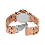 Michael Kors Runway Chronograph Pink Dial Rose Gold Steel Strap Watch For Women - MK7352 Authentic Buy Shop Now