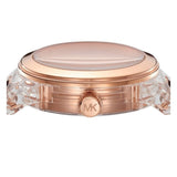 Michael Kors Runway Analog Crystals Rose Gold Dial Two Tone Steel Strap Watch for Women - MK7355 Authentic Buy Shop Now