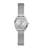 Guess Whisper Silver Dial Silver Mesh Bracelet Watch for Women - W1084L1 Authentic Buy Shop Now
