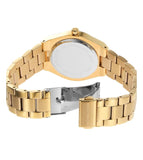 Michael Kors Lennox Three Hand Silver Dial Gold Steel Strap Watch For Women - MK7391 Authentic Buy Shop Now