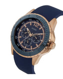 Guess Maverick Blue Dial Blue Rubber Strap Watch for Men - W0485G1 Authentic Buy Shop Now
