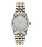 Michael Kors Lexington Analog Silver Dial Two Tone Steel Strap Watch for Women - MK4740 Authentic Buy Shop Now