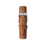 Daniel Wellington Petite Sterling Black Dial Brown Leather Strap Watch For Women - DW00100178 Authentic Buy Shop Now