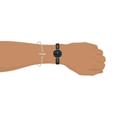 Daniel Wellington Classic Petite York Black Dial Brown Leather Strap Watch For Women - DW00100238 Authentic Buy Shop Now