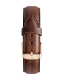 Daniel Wellington Classic St Mawes Black Dial Brown Leather Strap Watch For Men - DW00100124 Authentic Buy Shop Now
