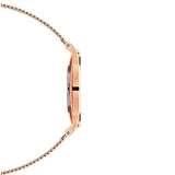 Daniel Wellington Petite Melrose Black Dial Rose Gold Mesh Strap Watch For Women - DW00100303 Authentic Buy Shop Now