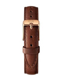 Daniel Wellington Classic Petite St Mawes White Dial Brown Leather Strap Watch For Women - DW00100231 Authentic Buy Shop Now