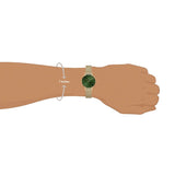 Daniel Wellington Petite Emerald Green Dial Gold Mesh Strap Watch For Women - DW00100479 Authentic Buy Shop Now