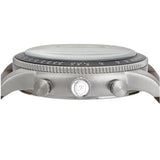 Fossil Sport Tourer Chronograph White Dial Brown Leather Strap Watch for Men - FS6042 Authentic Buy Shop Now