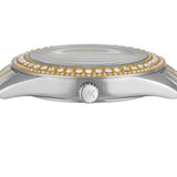 Michael Kors Harlowe Three-Hand Crystals White Dial Two Tone Steel Strap Watch for Women - MK4811 Authentic Buy Shop Now