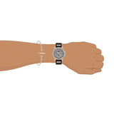Guess King Quartz Crystals Silver Dial Black Silicone Strap Watch For Men - GW0537G1 Authentic Buy Shop Now