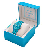 Michael Kors Runway Limited Edition Blue Dial Blue Steel Strap Watch for Women - MK7479LE Authentic Buy Shop Now