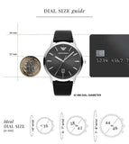 Emporio Armani Ruggero Black Dial Black Leather Strap Watch for Men - AR11193 Authentic Buy Shop Now